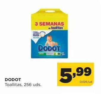 Alimerka Dodot Toallitas oferta