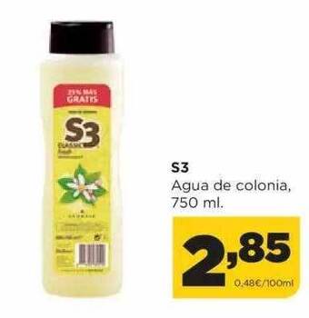 Alimerka S3 Agua De Colonia oferta