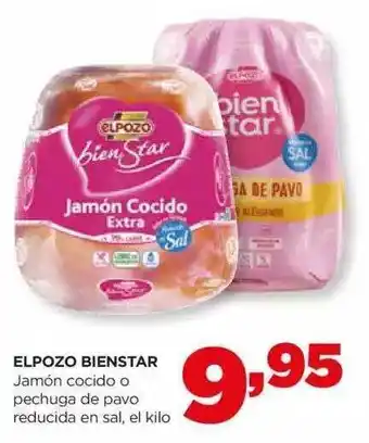 Alimerka Elpozo Bienstar Jamón Cocido O Pechuga De Pavo Reducida En Sal oferta