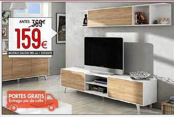 Atrapamuebles Mueble Salón 180 Cm + Estante oferta