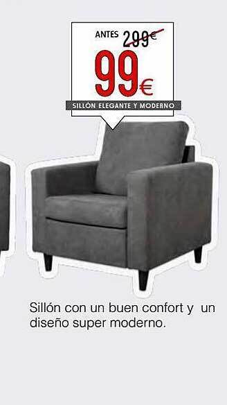 Atrapamuebles Sillón Elegante Y Moderno oferta