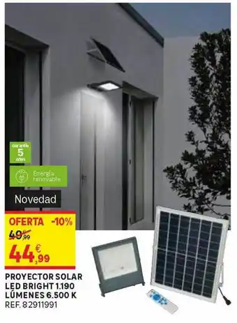 Leroy Merlin Proyector Slar Led Bright 1.190 Lúmenes 6.500 K oferta