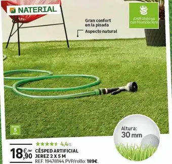 Leroy Merlin Césped Artificial Jerez 2x5 M oferta