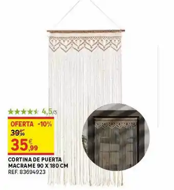 Leroy Merlin Cortina De Puerta Macrame 90 X 180 Cm oferta