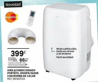 Leroy Merlin Aire Acondicionado Portátil 3000fr 2400k Con Bomba De Calor oferta