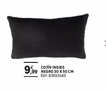 Leroy Merlin Cojín Indies Negro 30 X 50 Cm oferta