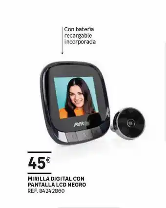 Leroy Merlin Mirilla Digital Con Pantalla Lcd Negro oferta