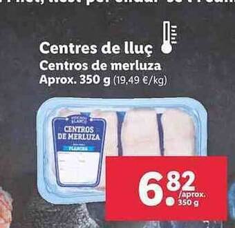 Lidl Centros De Merluza oferta