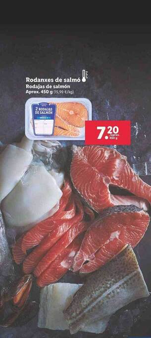 Lidl Rodajas De Salmón oferta