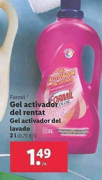 Lidl Formil Gel Activador Del Lavado oferta