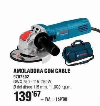 Optimus Amoladora Con Cable Bosch oferta