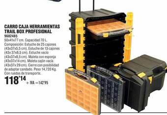 Optimus Carro Caja Herramientas Trail Box Profesional oferta