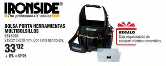 Optimus Ironside Bolsa Porta Herramientas Mutlibolsillos oferta