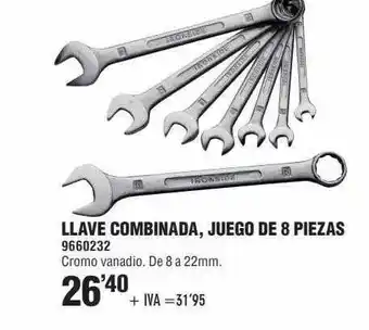 Optimus Llave Combinada Juego De 8 Piezas oferta