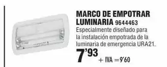Optimus Marco De Empotrar Luminaria oferta