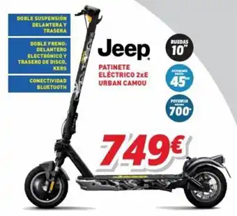 Jeep Patinete Eléctrico 2xE Urban Camou