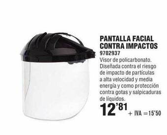 Optimus Pantalla Facial Contra Impactos oferta