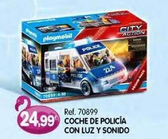 Coche De Policía Con Luz Y Sonido