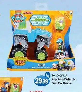 Todojuguete Paw Patrol Vehículo Dino Rex Deluxe oferta