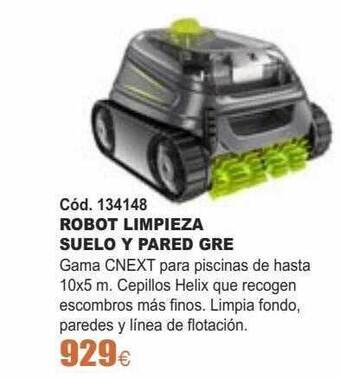 Ferrcash Robot Limpieza Suelo Y Pared Gre oferta