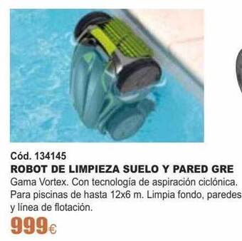Ferrcash Robot De Limpieza Suelo Y Pared Gre oferta