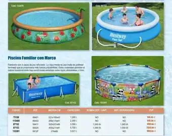 Ferrcash Piscina Familiar Con Marco oferta