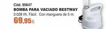 Ferrcash Bomba Para Vaciado Bestway oferta