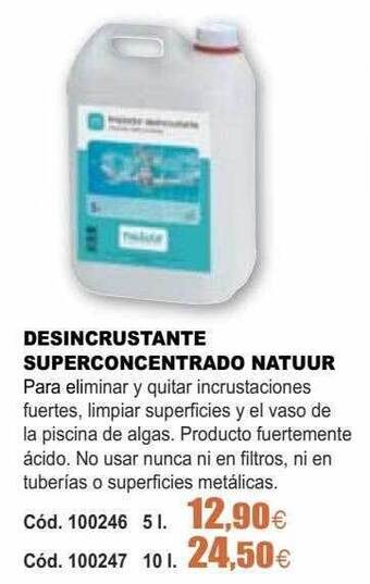 Ferrcash Desincrustante Superconcentrado Natuur oferta