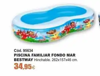 Ferrcash Piscina Familiar Fondo Mar Bestway oferta