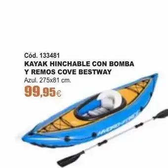 Kayak Hinchable Con Bomba Y Remos Cove Bestway