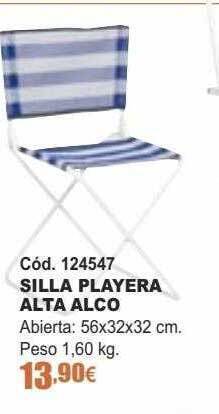 Ferrcash Silla Playera Alta Alco oferta