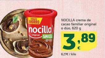 HiperDino Nocilla Crema De Cacao Familiar Original O Dúo oferta