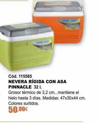 Ferrcash Nevera Rígida Con Asa Pinnacle oferta