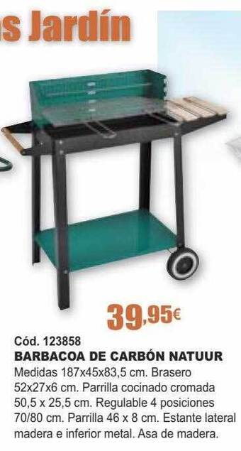 Ferrcash Barbacoa De Carbón Natuur oferta