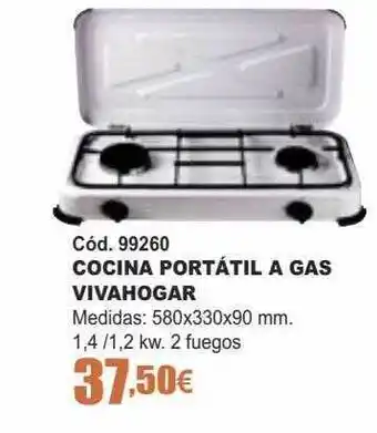 Ferrcash Cocina Portátil A Gas Vivahogar oferta