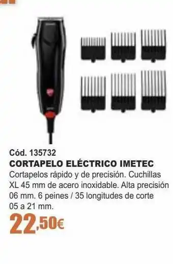 Ferrcash Cortapelo Eléctrico Imetec oferta
