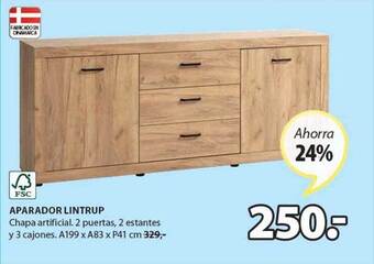 JYSK Aparador Lintrup oferta