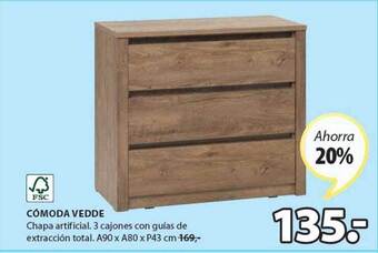JYSK Cómoda Vedde oferta