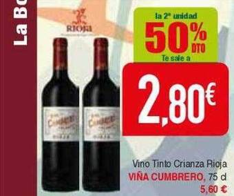 Masymas Vino Tinto Crianza Rioja Viña Cumbrero oferta
