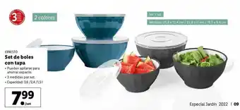 Lidl Ernesto Set De Boles Con Tapa oferta