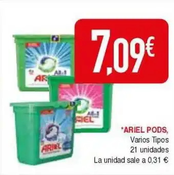 Masymas Ariel Pods, Varios Tipos oferta