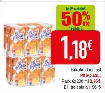 Masymas Bifrutas Tropical Pascual oferta