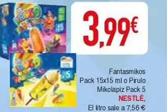 Masymas Fantasmikos O Pirulo Mikolapiz Pack 5 Nestlé oferta