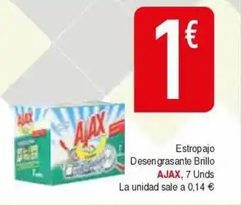 Masymas Estropajo Desengrasante Brillo Ajax oferta
