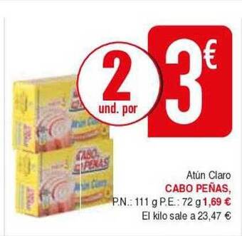 Masymas Atún Claro Cabo Peñas oferta