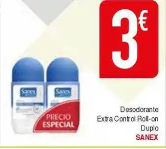 Masymas Desodorante Extra Control Roll-on Duplo Sanex oferta