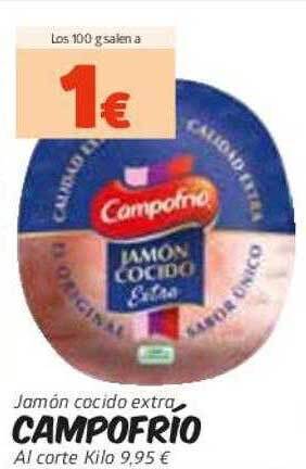 Masymas Jamón Cocido Extra Campofrío oferta
