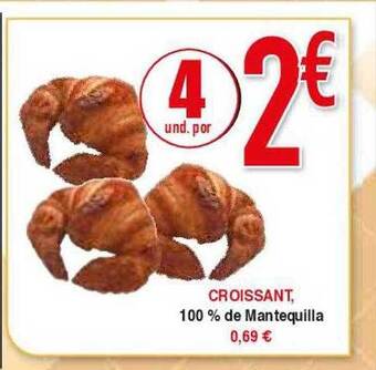 Masymas Croissant, 100% De Mantequilla oferta