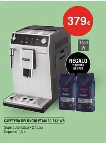 Milar Cafetera Delonghi Etam 29.513.wb oferta