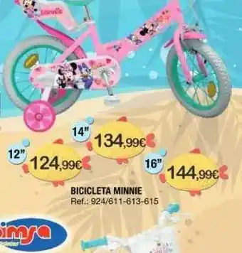 Todojuguete Bicicleta Minnie oferta